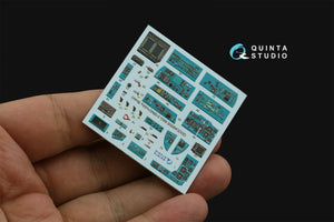 Quinta Studio QD48505 MiG-31BM 3D-Printed &amp;amp; coloured Interior on decal paper (Hobby Boss) 1/48 – imagen 5