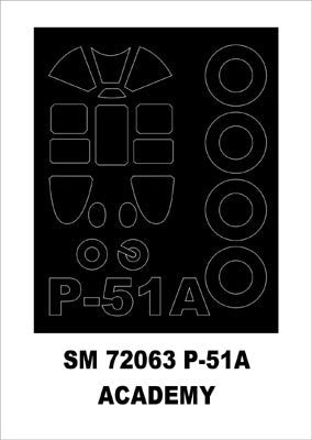 Montex SM72063 P-51A ACADÉMIE