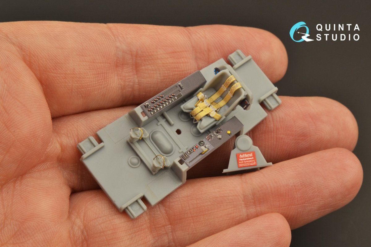 Quinta Studio QD48268 Ta 152C 3D-Printed &amp;amp; coloured Interior on decal paper (Hobby Boss) 1/48 – imagen 7