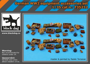Black Dog T35232 German WW 2 equipment accessories set 1/35