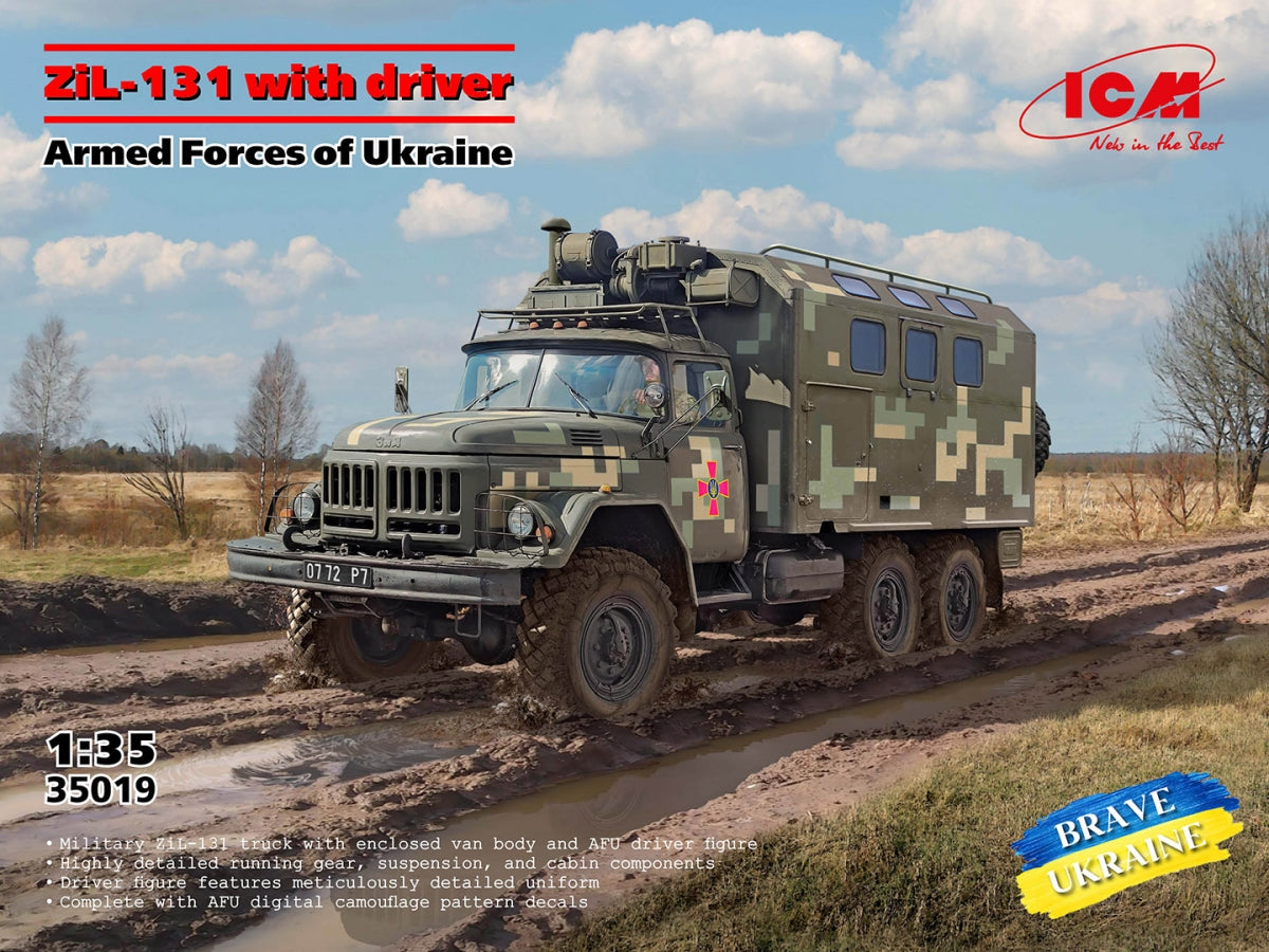 ICM 35019 ZIL-131 with driver Armed Forces of Ukraine 1/35 – immagine 2