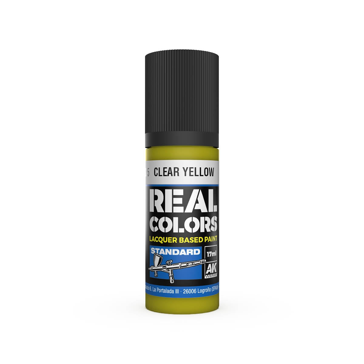 AK Interactive RC825 Clear Yellow 17 ml – immagine 2