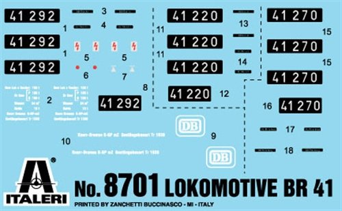 Italeri 8701 Locomotive BR41 (1/87) – image 5