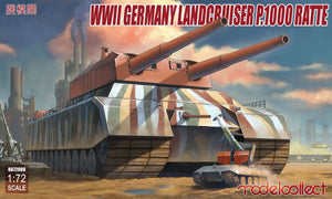 Modelcollect UA72088 WWII German Landcruiser P.1000 ratte 1/72