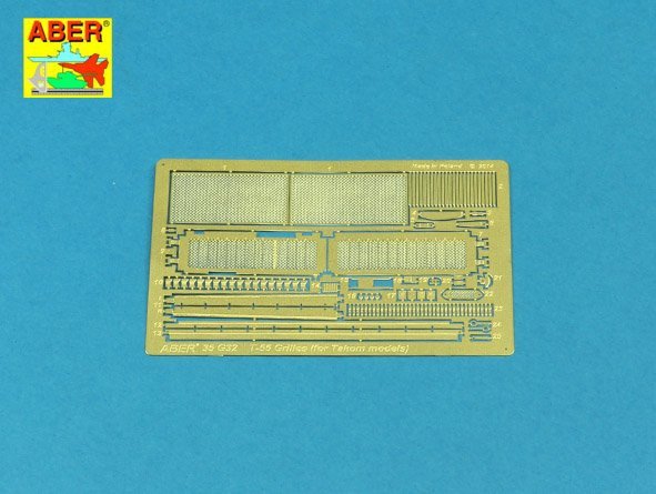 Aber 35G32 Grilles for Russian Tank T-55AM also for T-55AMV 1/35 – immagine 3