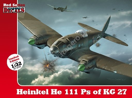 Kagero KD32002 Heinkel He 111 Ps de KG 27 1/32