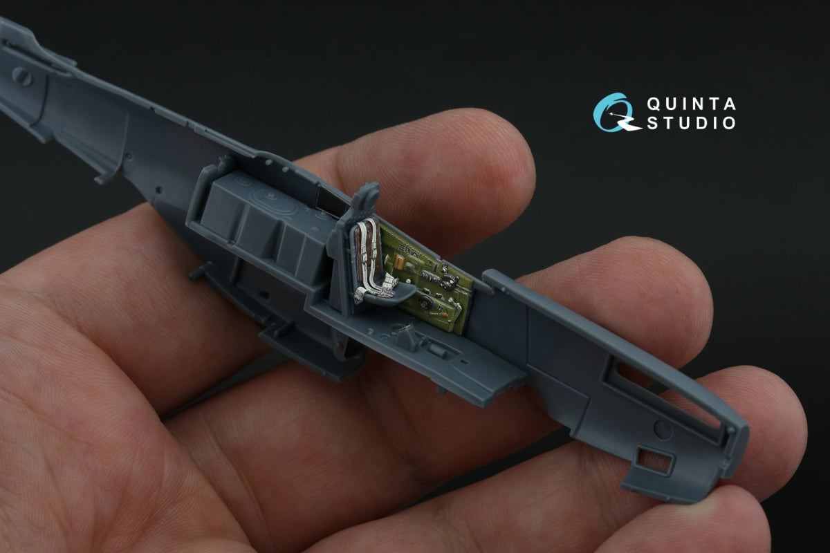 Quinta Studio QD72182 P-51D Mustang Late 3D-Printed &amp;amp; coloured Interior on decal paper (Eduard) 1/72 – imagen 12