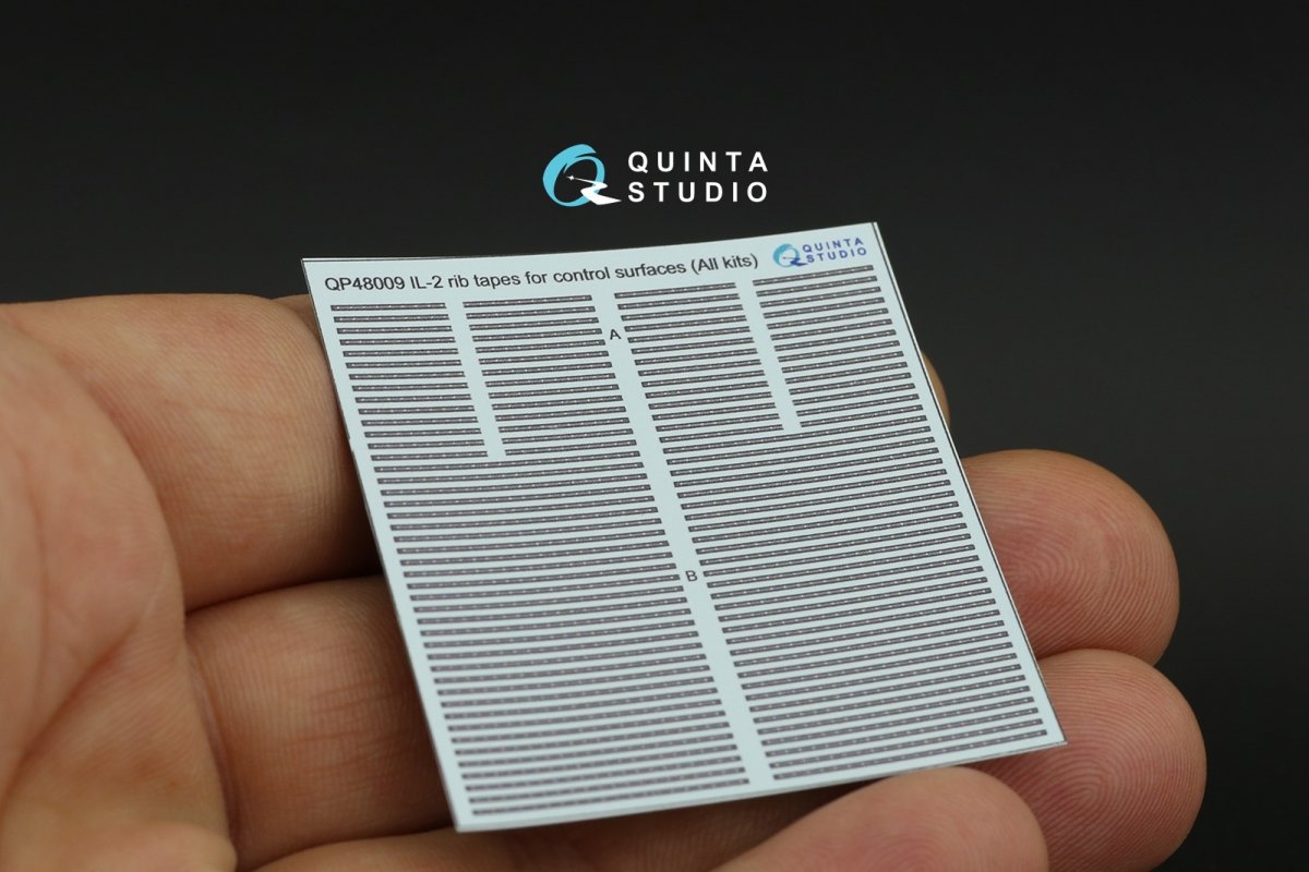 Quinta Studio QP48009 IL-2 rib tapes for control surfaces (All kits) 1/48 – Bild 4