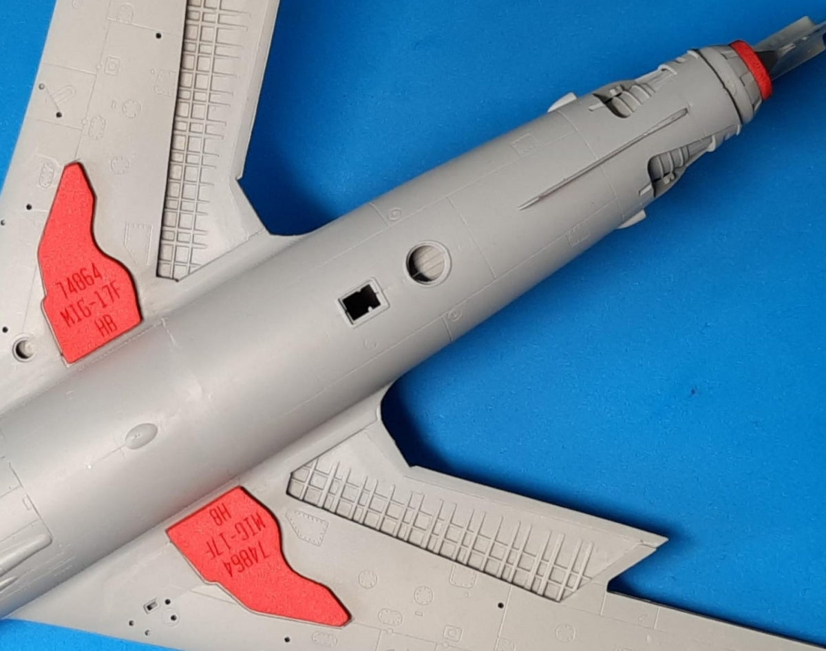 Omask 74884 Mig-17 PF/PFU wheel bay plugs (for Trumpeter 80336, 80337) 1/48 – imagen 2