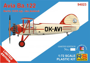 RS Models 94023 Avia Ba.122 Berlin 1936 1/72