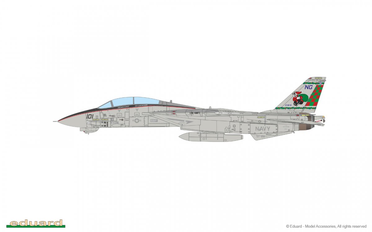 Eduard D48105 F-14A TAMIYA 1/48 – Bild 8
