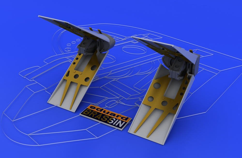 Eduard 648039 F-16 aérofreins 1/48 (TAMIYA)