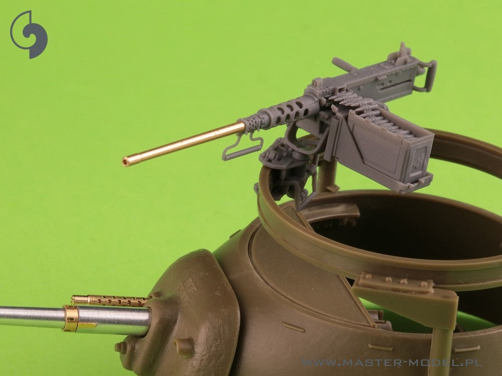 Master GM-35-073 Browning M2HB .50 cal (12,7mm) - do montażu na pierścieniu M49 (karetka D40721 / kołyska D40733 / skrzynka D40731 lub D90078) 1/35 – imagen 9