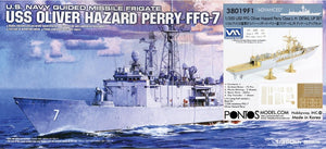 Pontos 36019F1 USS FFG Oliver Hazard Perry Class Long Hull Detail Up Set with Kit 1/350 – immagine 2