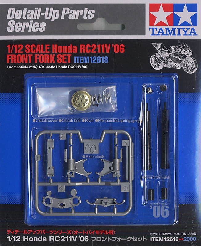 Tamiya 12618 Honda RC211V 2006 - Kit de fourche avant 1/12