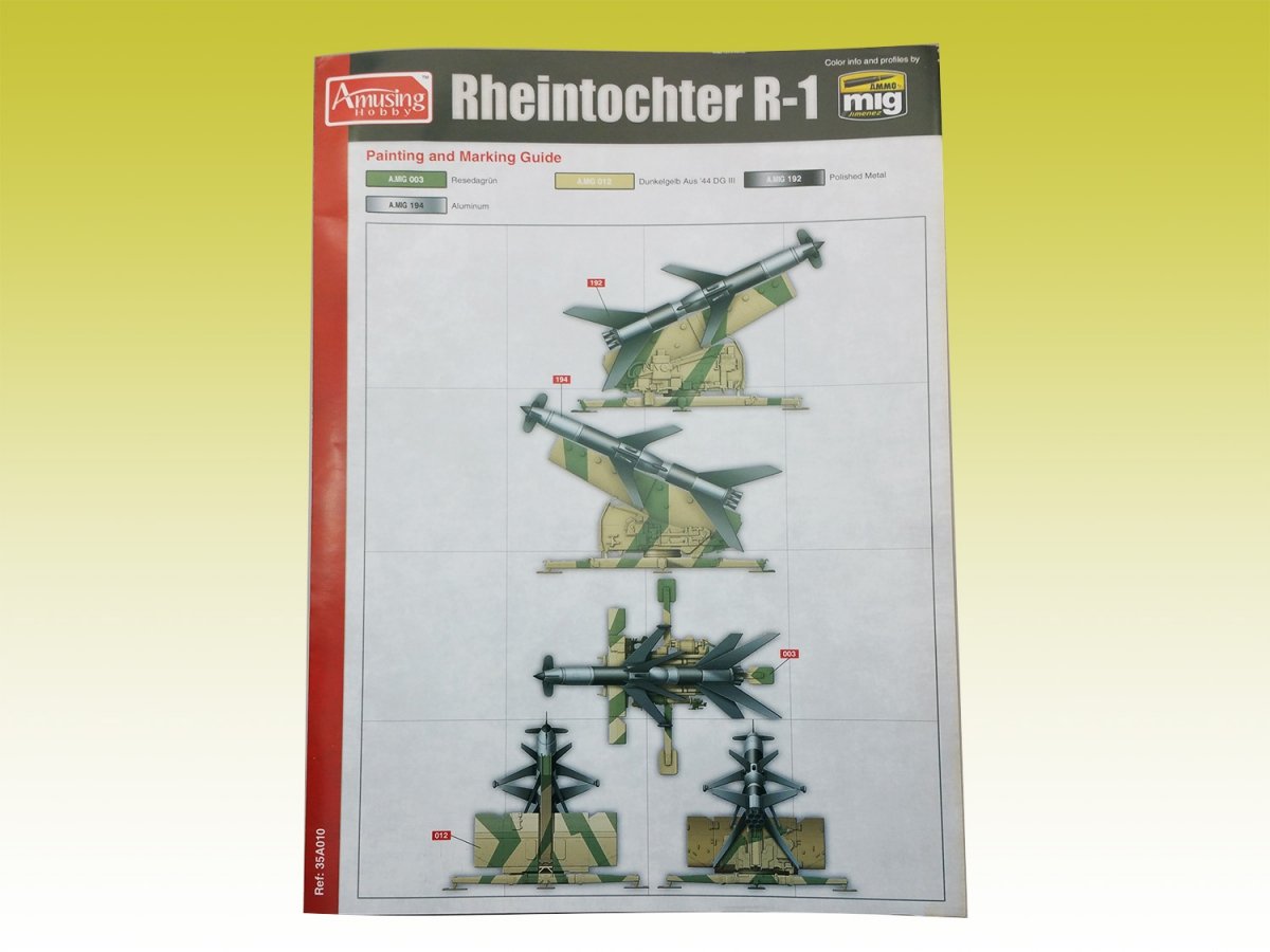 Amusing Hobby 35A010 Rheintochter R-1 1/35 – image 3