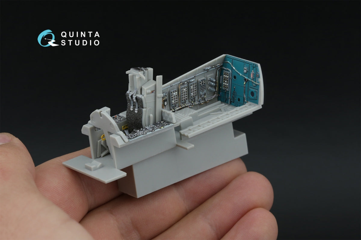 Intérieur imprimé en 3D et coloré sur papier décalcomanie (Hasegawa) Quinta Studio QD48598 F-15A/F-15C Early/F-15J Early (Hasegawa) 1/48 – image 9