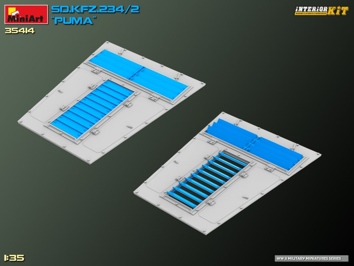 MiniArt 35414 Sd.Kfz. 234/2 PUMA. INTERIOR KIT 1/35 – image 30