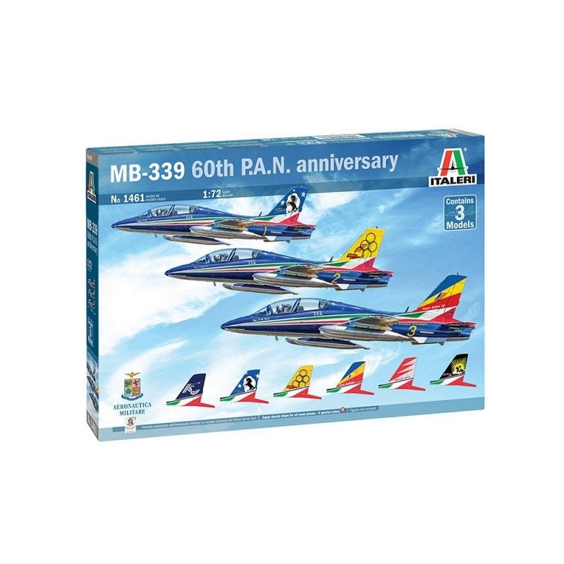 Italeri 1461 AERMACCHI MB-339 &amp;quot;60th P.A.N.Anniv.&amp;quot; 1/72