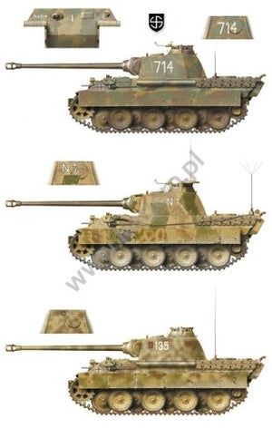 Kagero 15031 Pz.Kpfw. V Panther In Attack &amp;amp; Defence (kalkomania) PL/EN – zdjęcie 2