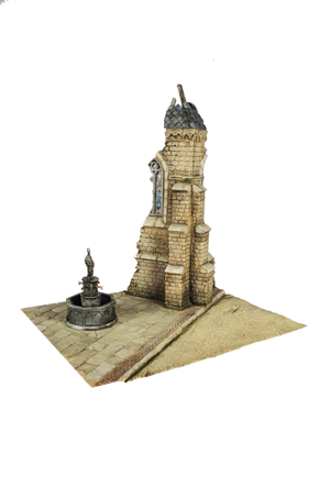RT-Diorama 35038 Diorama Base: Small Church Corner &amp;quot;Forgotten Sanctuary&amp;quot; 1/35 – Bild 5