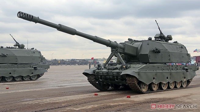 Zvezda 5055 2S35 “Koalitsiya” Russian self propelled howitzer 1/72 – immagine 2
