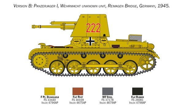Italeri 6577 Panzerjäger I 1/35 – zdjęcie 5