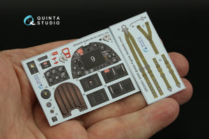 Quinta Studio QD24009 Spitfire Mk.IXc 3D-Printed &amp;amp; colored Interior on decal paper (Airfix) 1/24 – image 9
