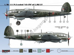 Kagero KD72002 Heinkel He 111 Ps of KG 27 1/72 – Bild 8