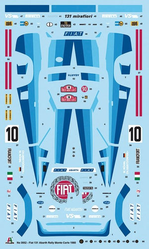 Italeri 3662 FIAT 131 Abarth Rally 1/24 – imagen 4