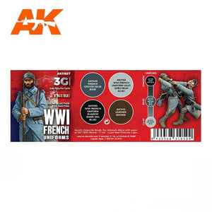 AK Interactive AK11637 WWI FRENCH UNIFORM COLORS – zdjęcie 2