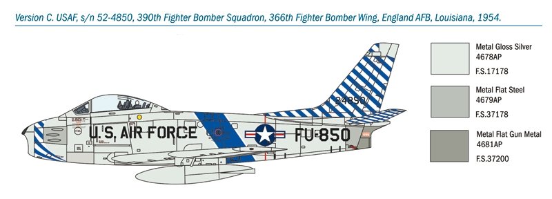 Italeri 1426 F-86F Sabre 1/72 – Bild 5