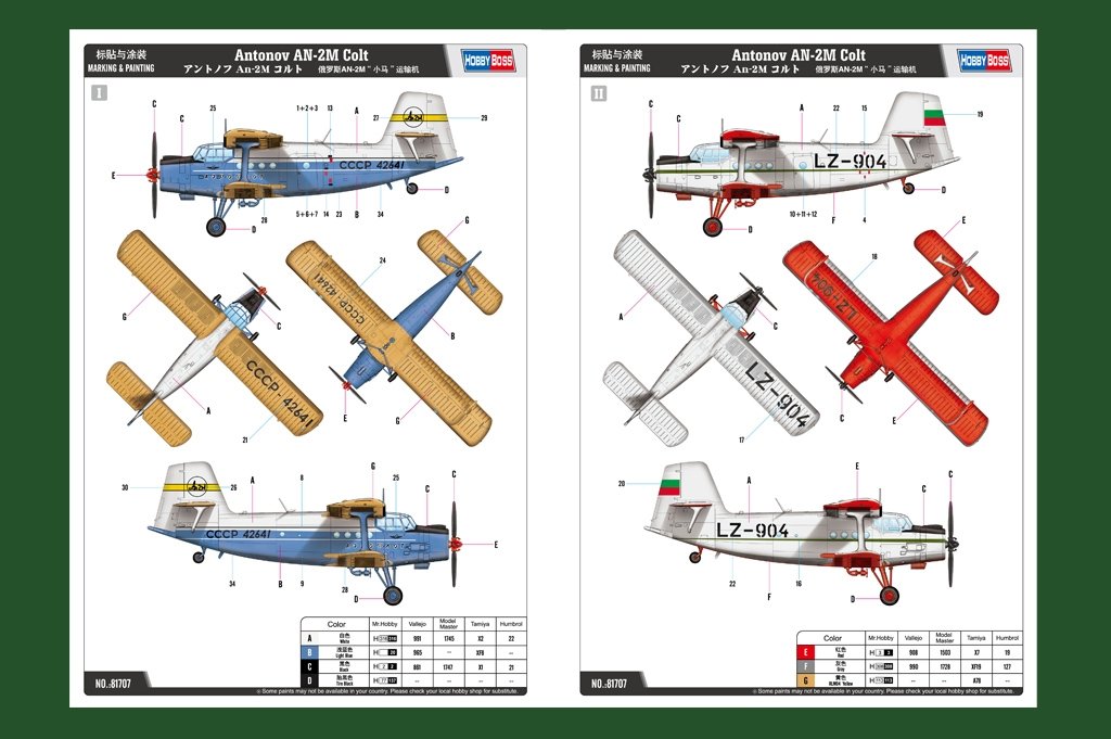 Hobby Boss 81707 Antonov AN-2M Colt 1/48 – imagen 2