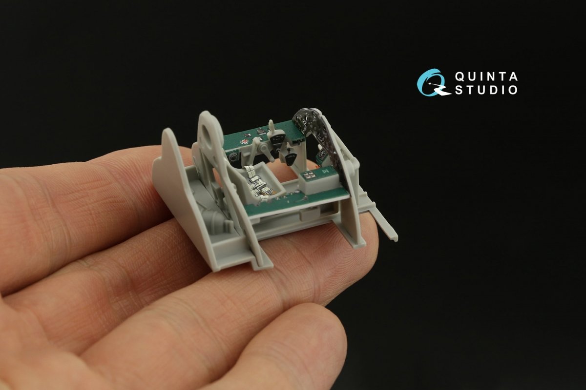 Quinta Studio QD48318 F4F-3 late 3D-Printed &amp;amp; coloured Interior on decal paper (Hobby Boss) 1/48 – imagen 9