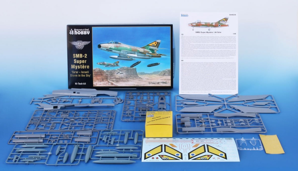 Special Hobby 48238B Dassault SMB-2 Super Mystere / Sa&amp;#39;ar - Israeli Storm in the Sky&amp;#39; (Kit+Book) 1/48 – image 2