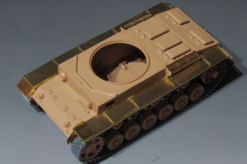 Maquette Voyager PE35158 Ailes de la Seconde Guerre mondiale pour Panzer III version intermédiaire/tardive (pour DRAGON) 1/35  – image 2