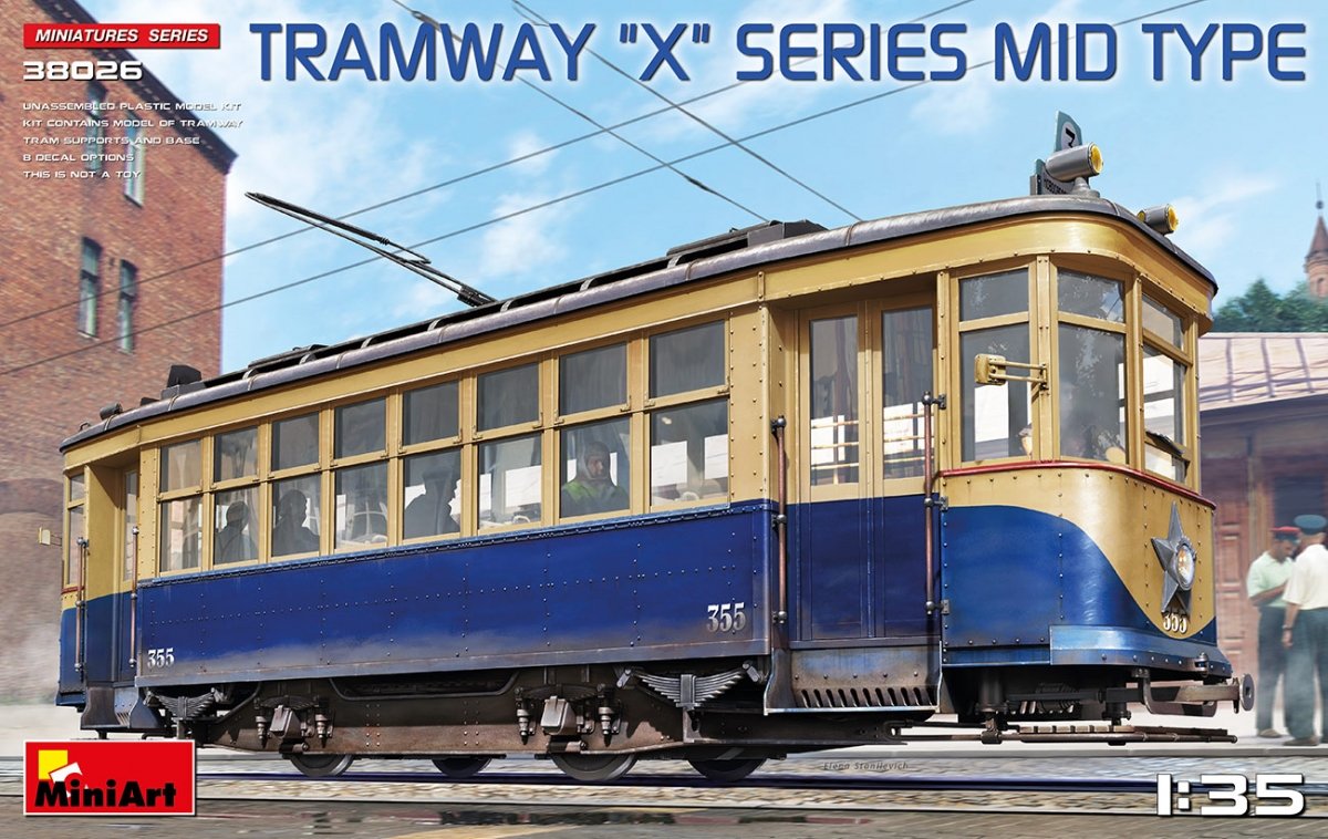 Miniart 38026 Tramway "X" Série 1/35