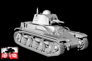 First To Fight PL096 Renault R39 z armatą 37mm SA38 1/72 – Bild 4
