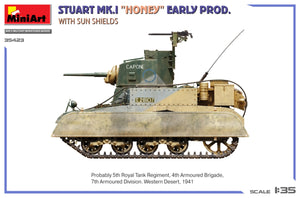 MiniArt 35423 Stuart Mk.I “Honey” Early Prod. w/Sun Shields 1/35 – imagen 4