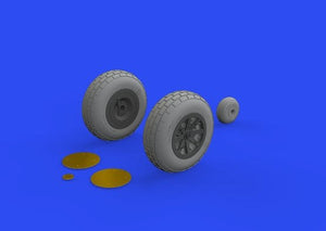 Eduard 632160 P-40E wheels TRUMPETER 1/32 – image 2