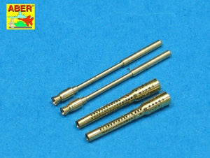 Aber A32005 Ensemble de 2 canons pour mitrailleuses d&amp;#39;avion allemandes MG 131 de 13 mm (type ancien) (1/32)