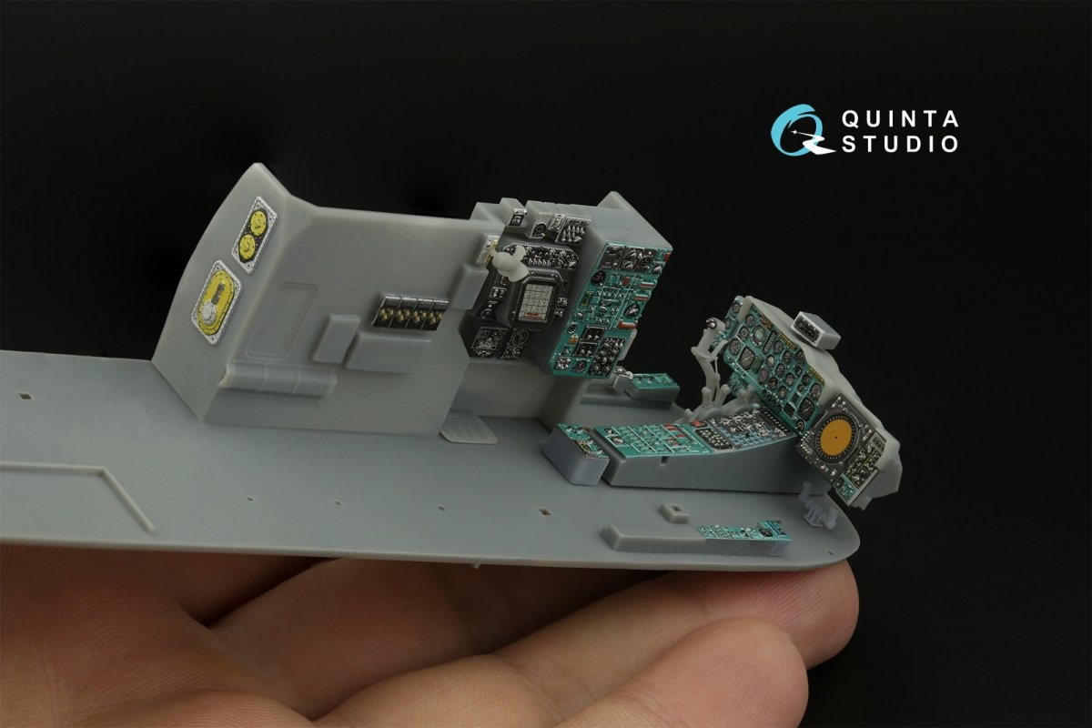 Quinta Studio QD+48357 Ka-27PL Military version 3D-Printed &amp;amp; coloured Interior on decal paper (Hobby Boss) (with 3D-printed resin parts) 1/48 – imagen 13