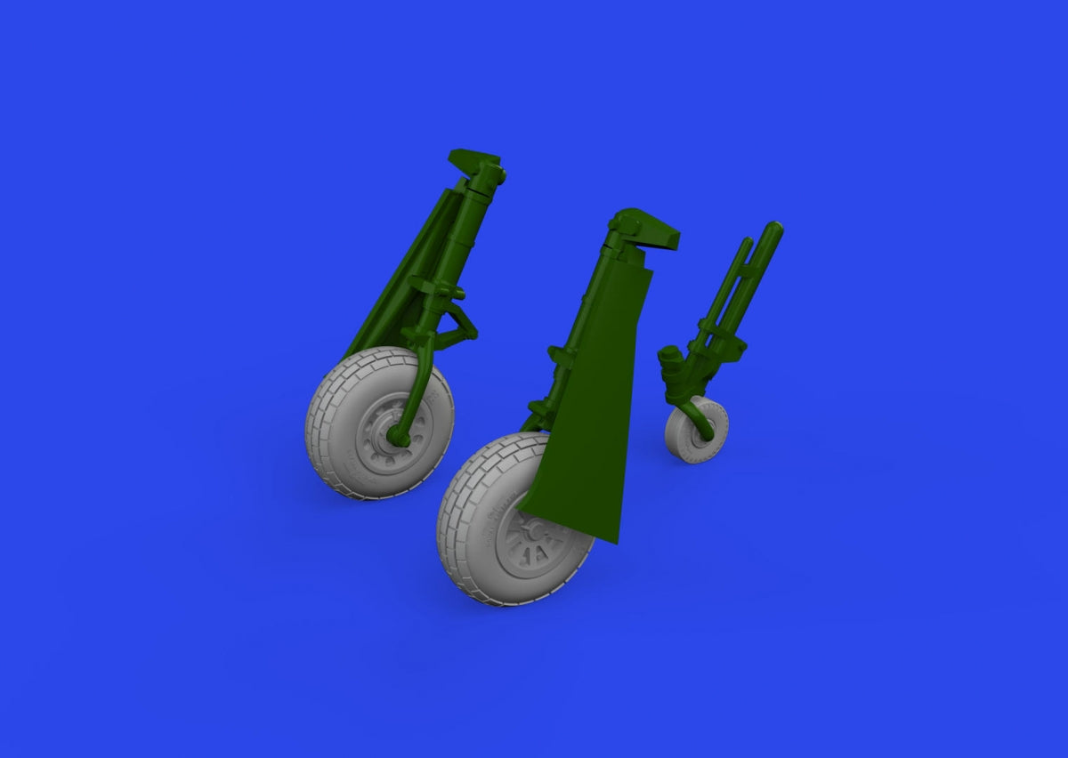 Eduard 672369 P-51D wheels block tread EDUARD 1/72 – immagine 3