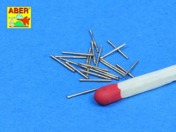 Aber 350L-68 Set of 20 pcs 37 mm/54 Breda gun barrels for Italian Navy ships 1/350 – image 2