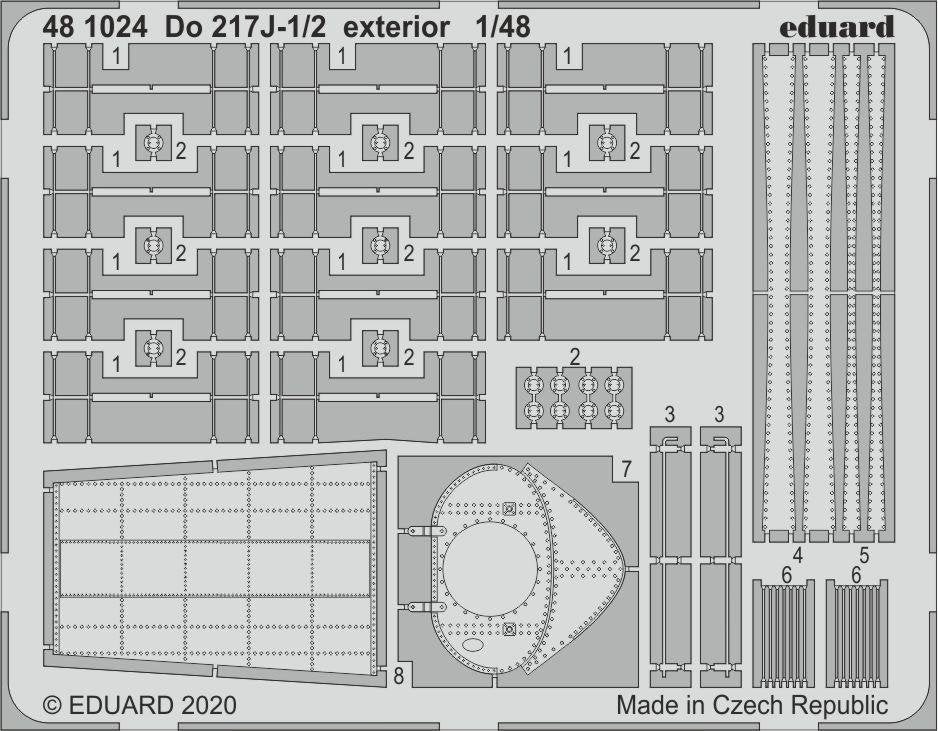 Eduard BIG49266 Do 217J-1/2 1/48 ICM – imagen 3