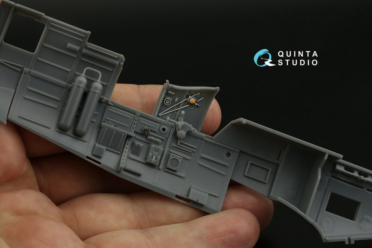 Quinta Studio QD32192 Spitfire Mk.1 (Mid) 3D-Printed &amp;amp; coloured Interior on decal paper (Kotare) 1/32 – imagen 5