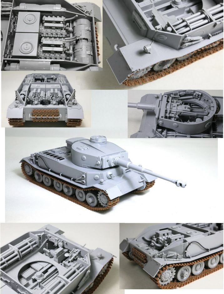 Amusing Hobby 35A061 Pz.Kpfw.VI Tiger(P) Truppenübungsfahrzeug 1/35 – imagen 2
