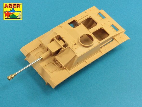 Aber 35L-059n German StuK.40 L/48 7,5 cm Barrel with middle muzzle brake for Stug.III, Ausf G - middle model 1/35 – Bild 7