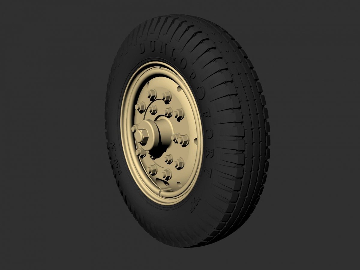 Panzer Art RE35-593 Roues de route Rolls-Royce AC (Dunlop) 1/35 – image 2