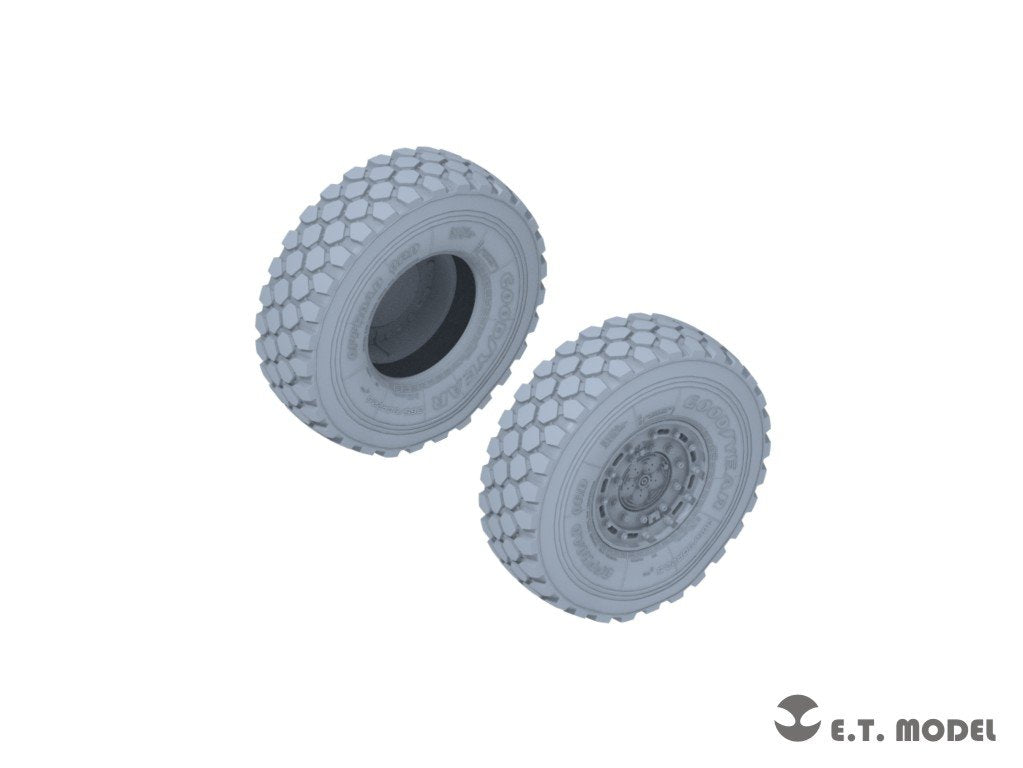 E.T. Model P35-131 KAMAZ-43509 Truck Sagged wheels &amp;amp; Spare Wheels for Zvezda kit 1/35 – imagen 3